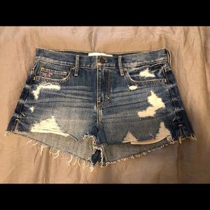 High Waisted Denim Shorts